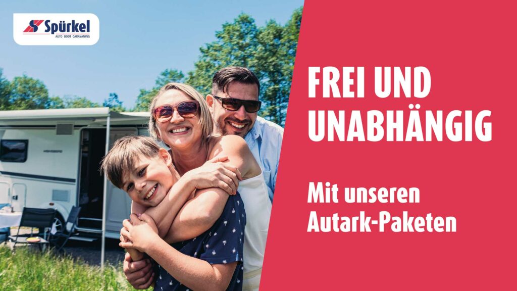 Unsere Autark-Pakete lassen Sie frei und unabhängig reisen.
