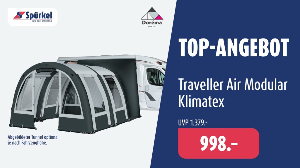 Unser Top-Angebot für das Doréma Traveller Air Modular Klimaten - 998 €